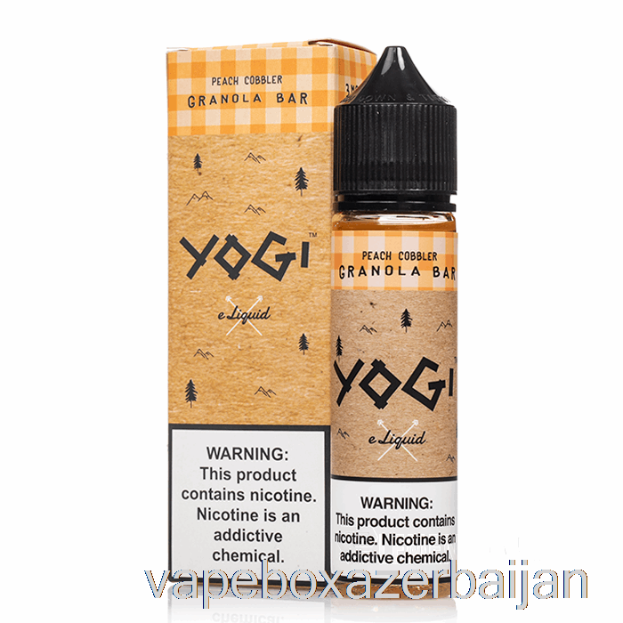 Vape Smoke Peach Cobbler Granola Bar - Yogi E-Liquid - 60mL 6mg